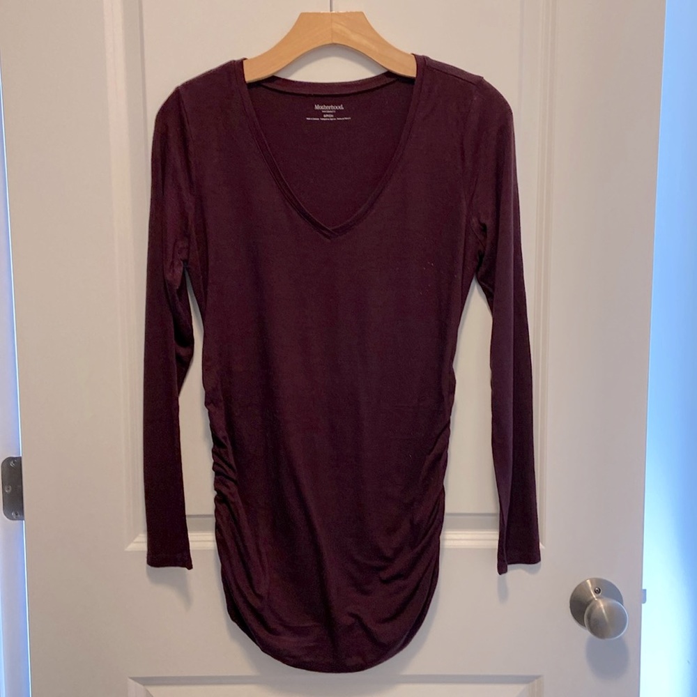 Long sleeve maternity tshirt